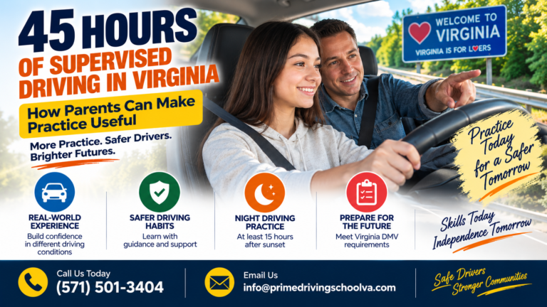 45 Hours of Supervised Driving